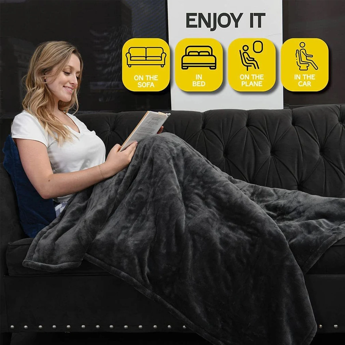 Machine Washable Heated Blanket 1