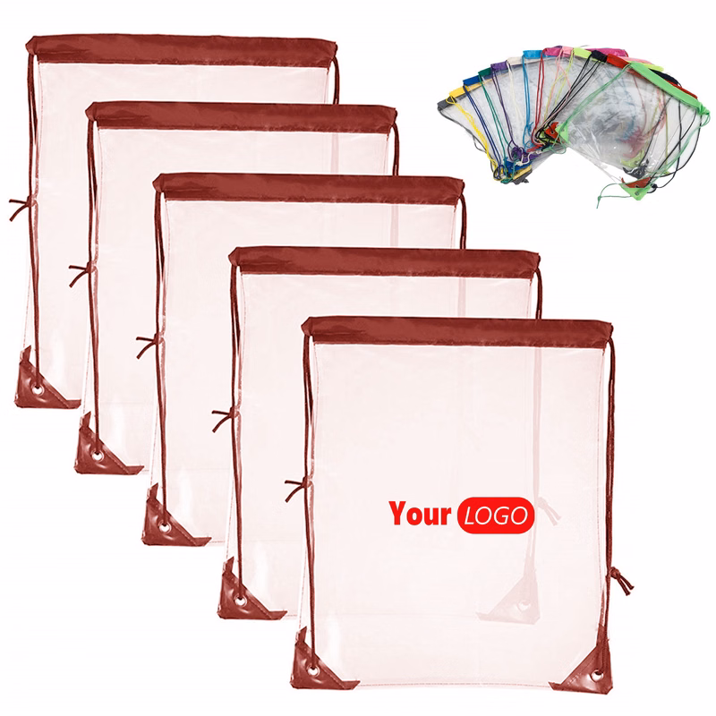 Pvc Clear Drawstring Bag For Stadium And Event Compliance