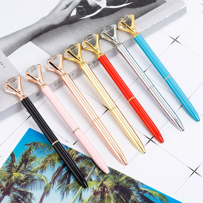 Crystal Metal Ballpoint Pen for School/ Office