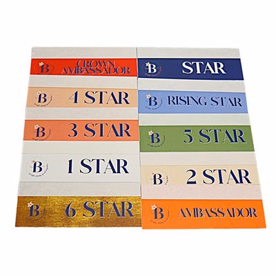 USA Made Synthetic Paper Badge Ribbon Full-Color (1.5"x4") Rectangle