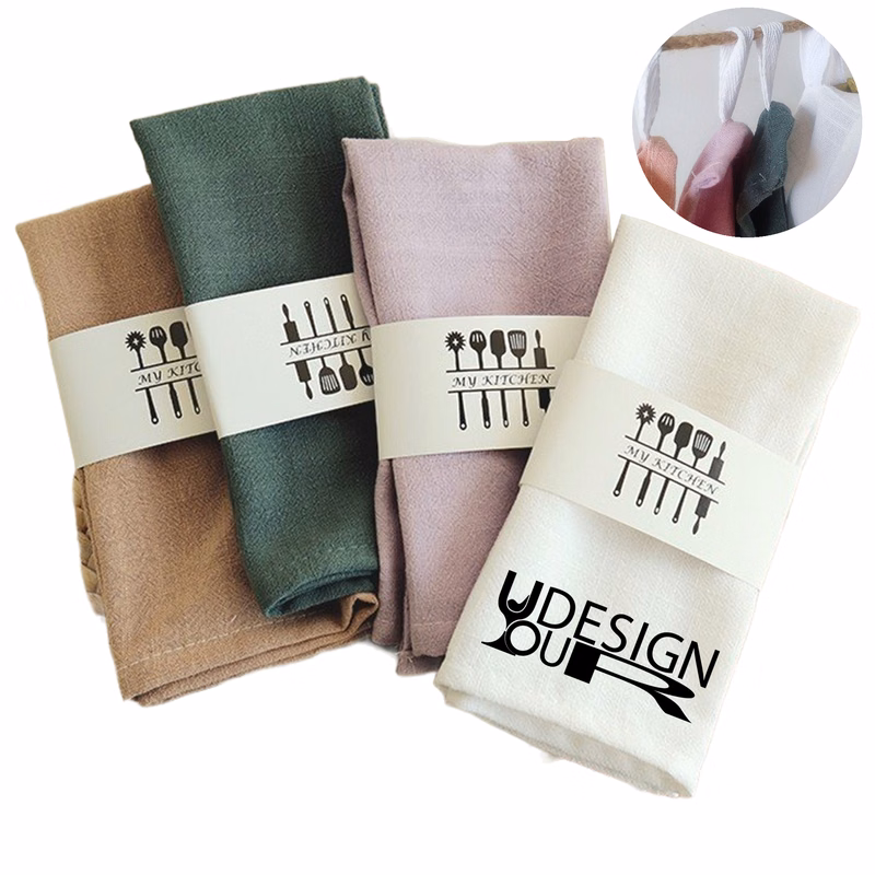 Reusable Cotton Linen Napkins for Kitchen & Events