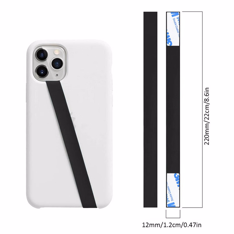 Silicone phone grip loop