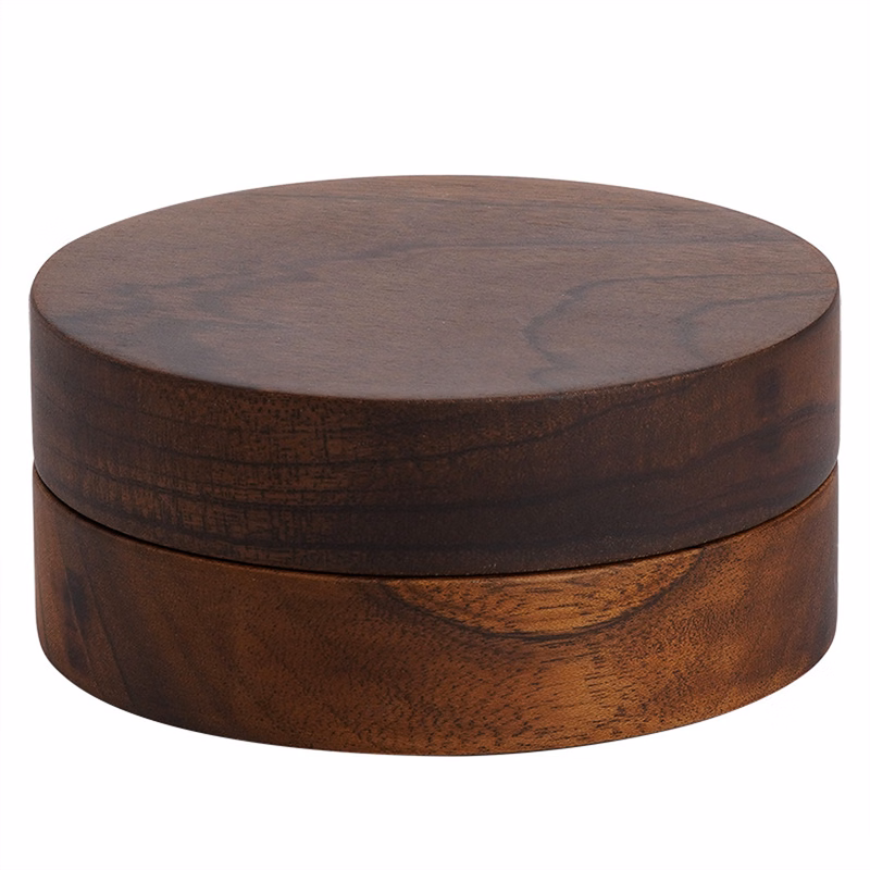 Windproof Wooden Stainless Steel Ashtray with Lid
