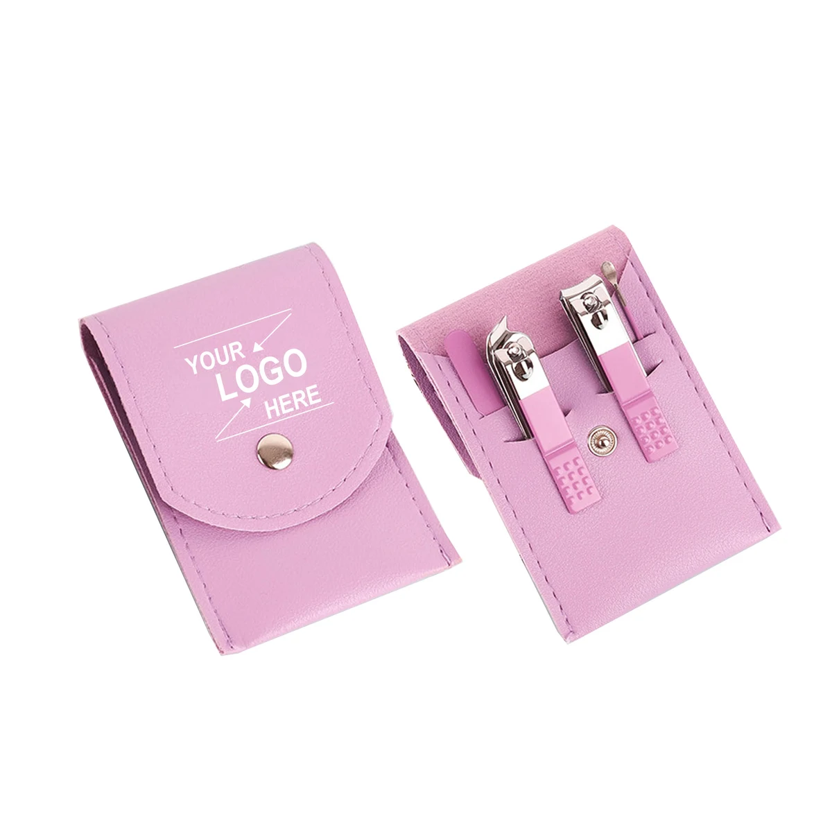Faux Leather 4-Piece Manicure Kit 1