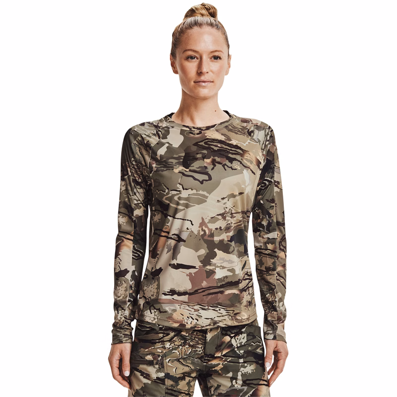 UA Iso-Chill Brushline Women's Long. Sleeve