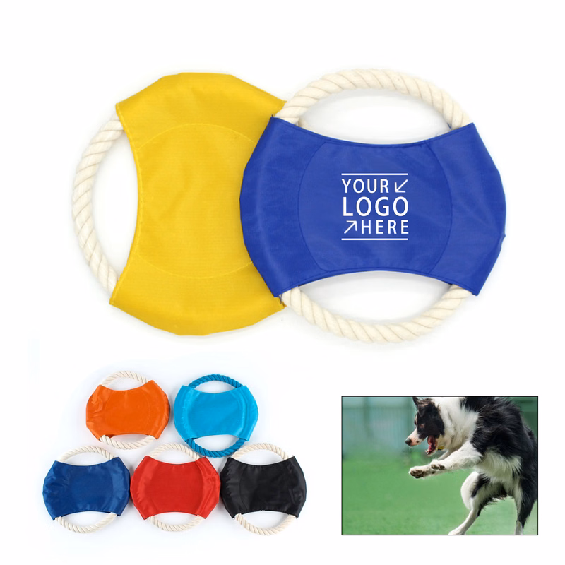 Round Pet Dog Chew Rope Flyer Toy