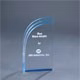 4" x 8" Blue Wave Acrylic Trophy