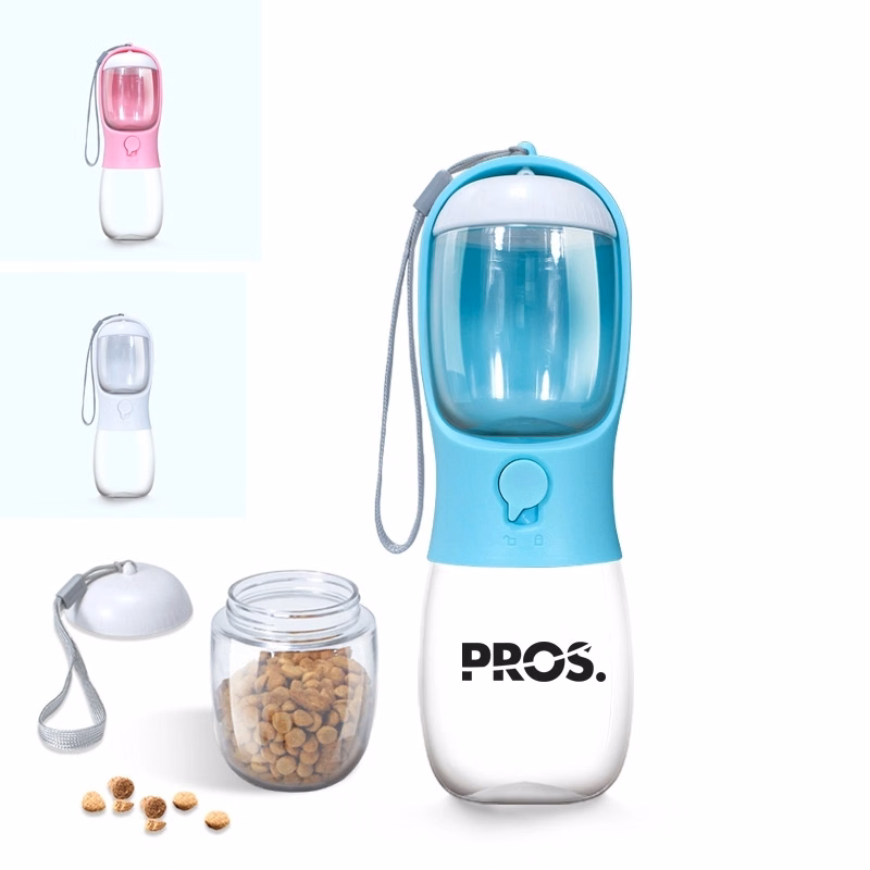 2 in 1 Pet Dog Outdoor Water Bottle