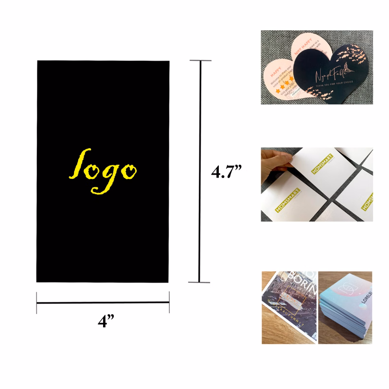 MOQ100 Custom Thank You Business Cards