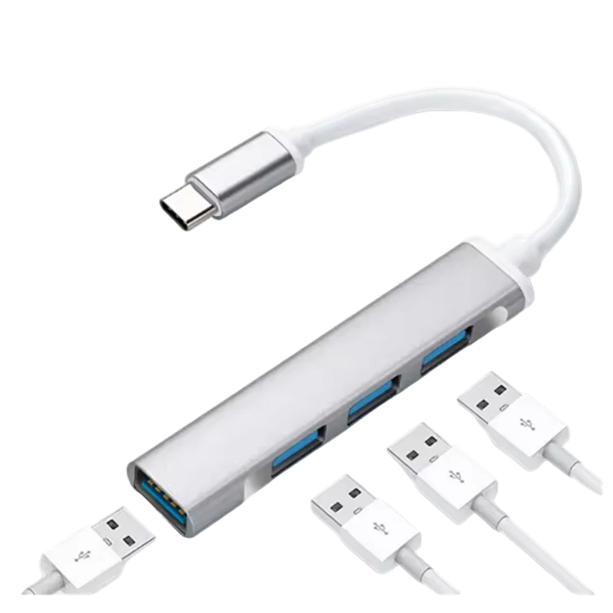 4 Ports Splitter Type C USB 2.0 Hub 1
