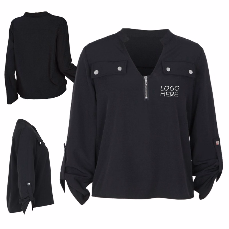 Stylish Woven Pullover Shirt