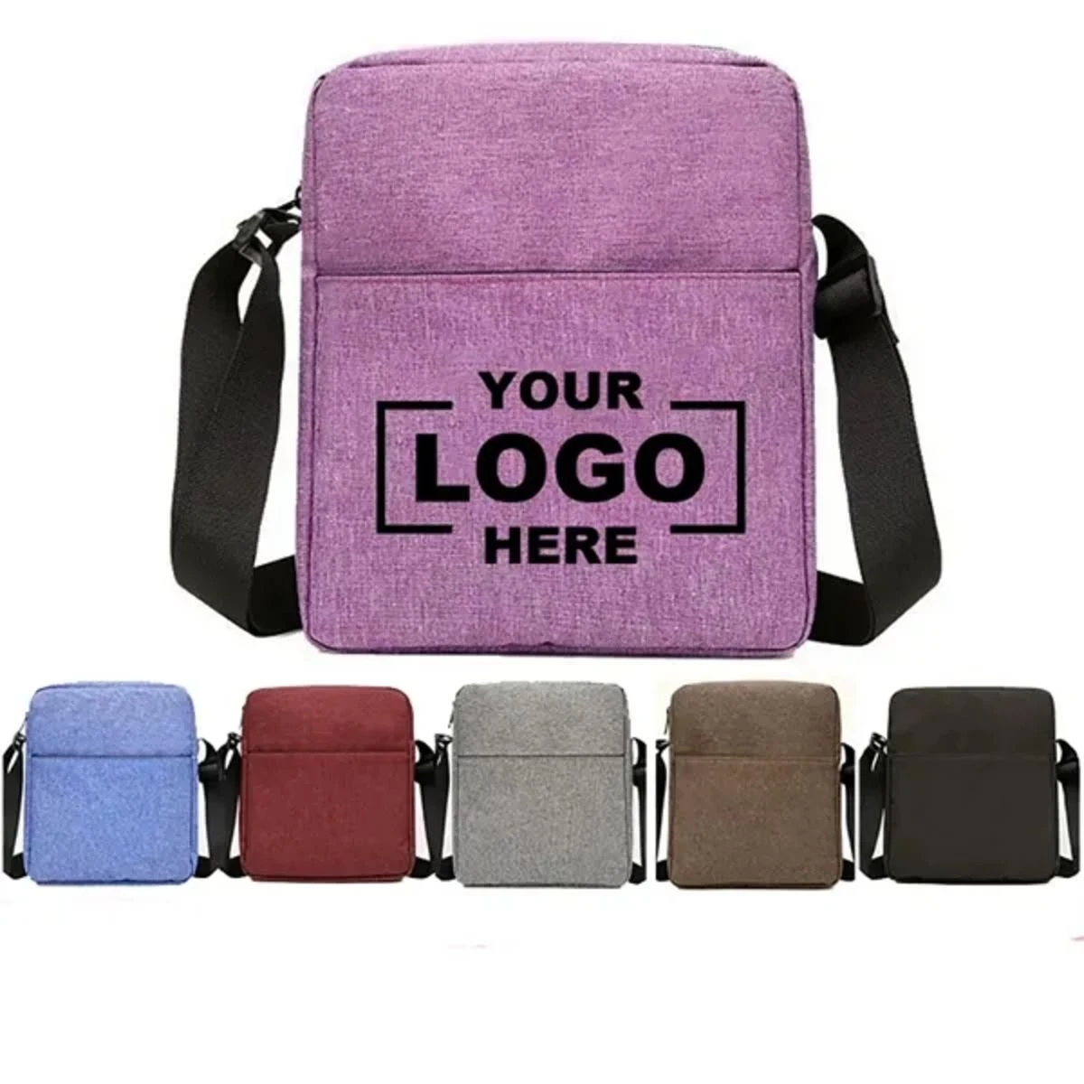 Casual Shoulder Light Messenger Bag with Adjustable Strap
1