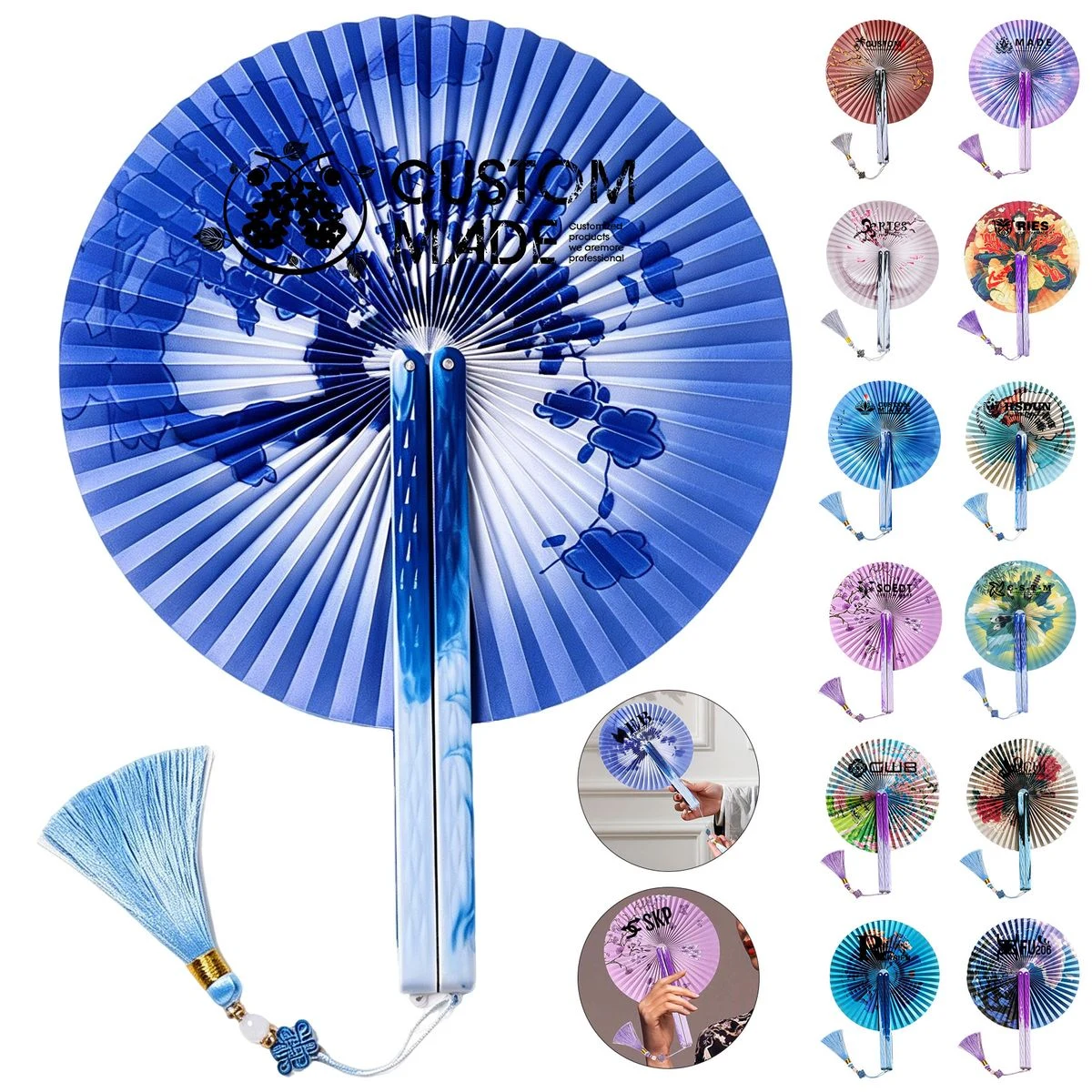 Magnetic Foldable Round Fan 1