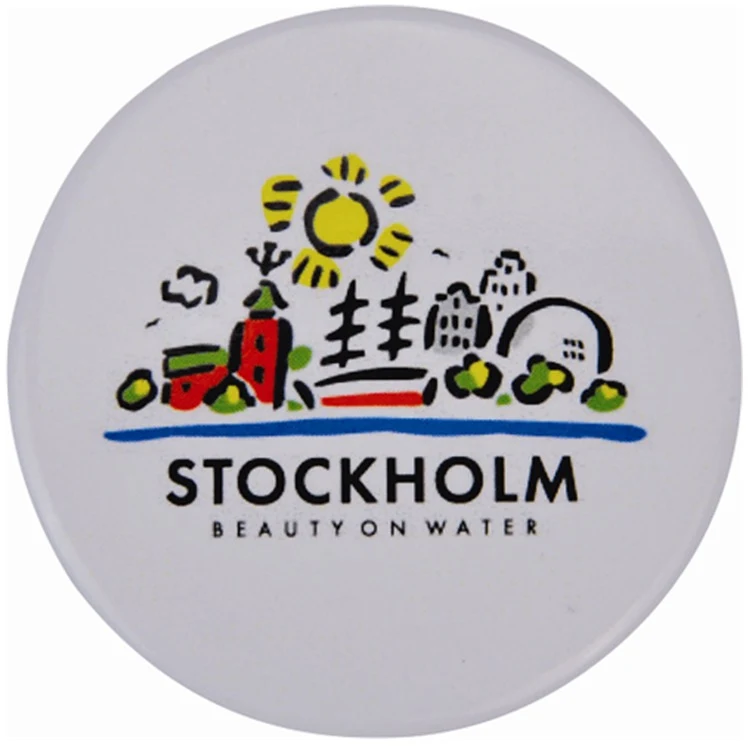 Button Badge - Round 75mmD 1