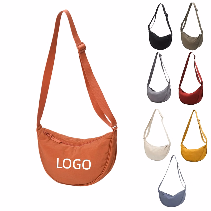 Women's Lightweight Crossbody Shoulder Hobo Bag with Zipper