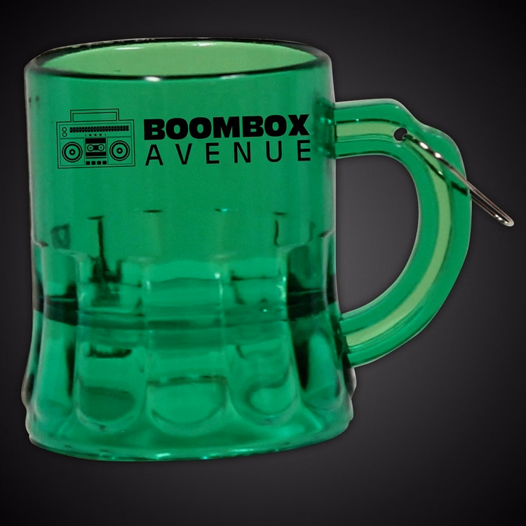 Green Beer Mug Medallion