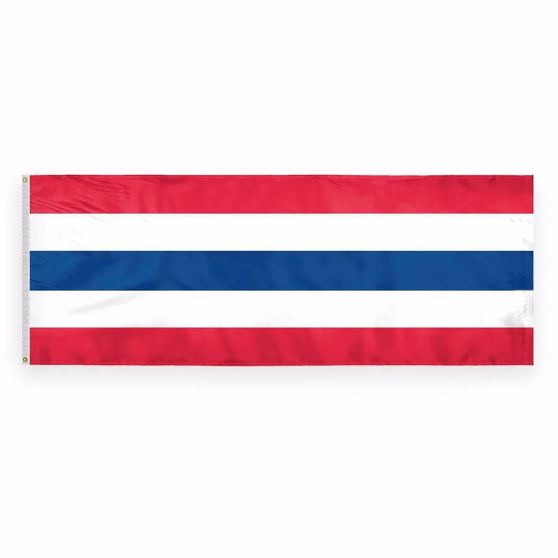 Printed USA Patriotic Flat - 3' x 8' Polyester