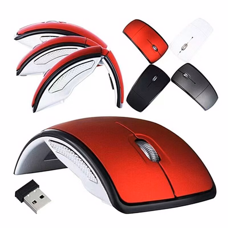 Foldable Wireless Mouse USB Receiver