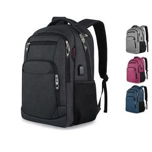 Multi-function Laptop Bag Travel School Backpack With USB Charging 1