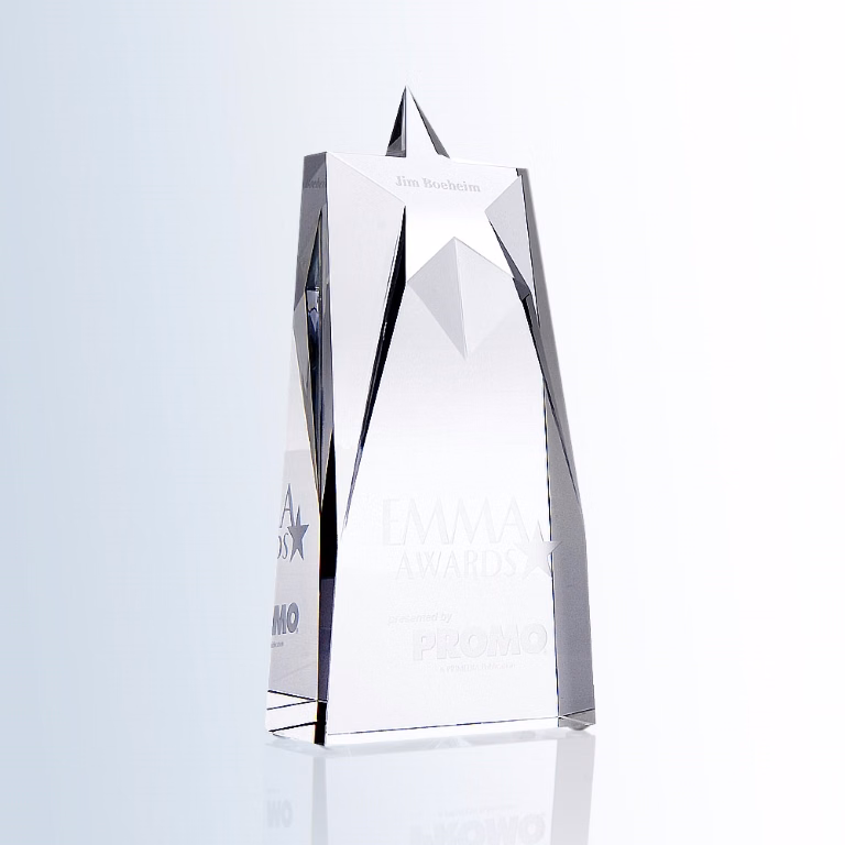 Supreme Star Optic Crystal Award - Large