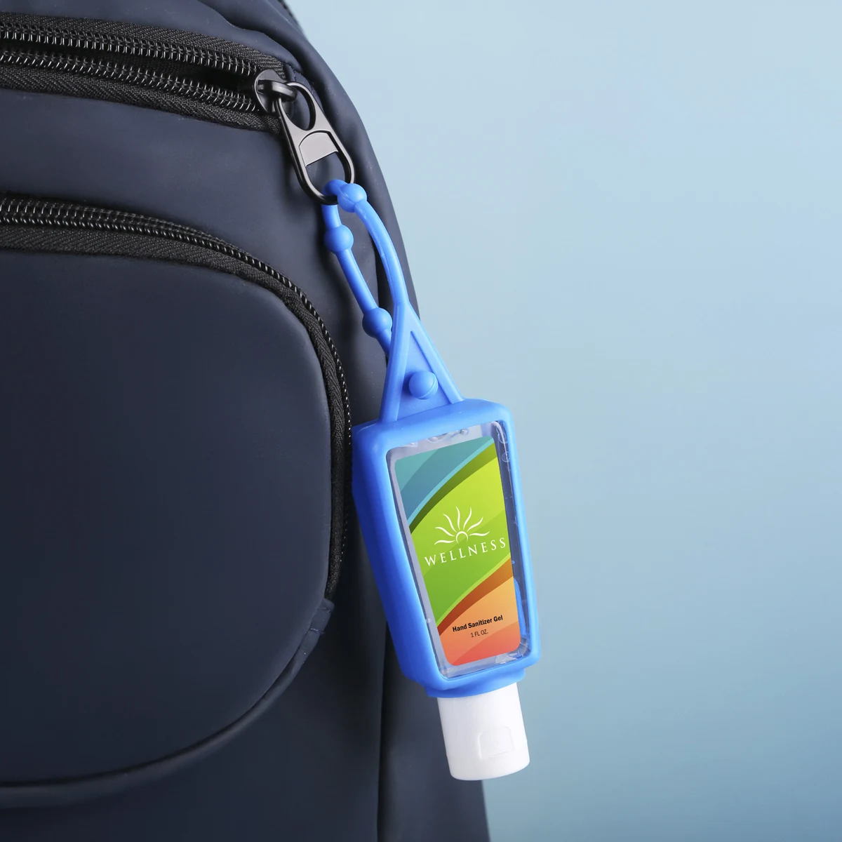 Hand Sanitizer Gel: 1 oz Bottle with Carabiner 1