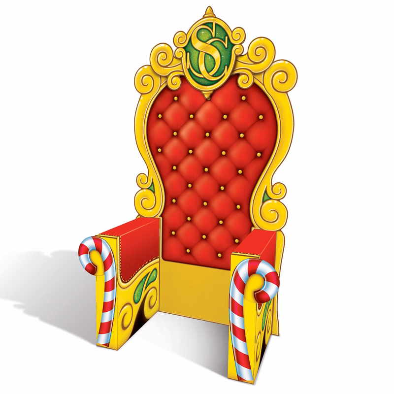 3-D Santa's Throne Prop