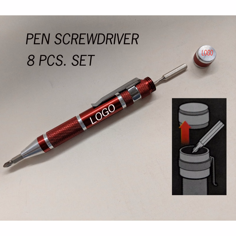 Precision Pen Screwdriver 8 pcs Set