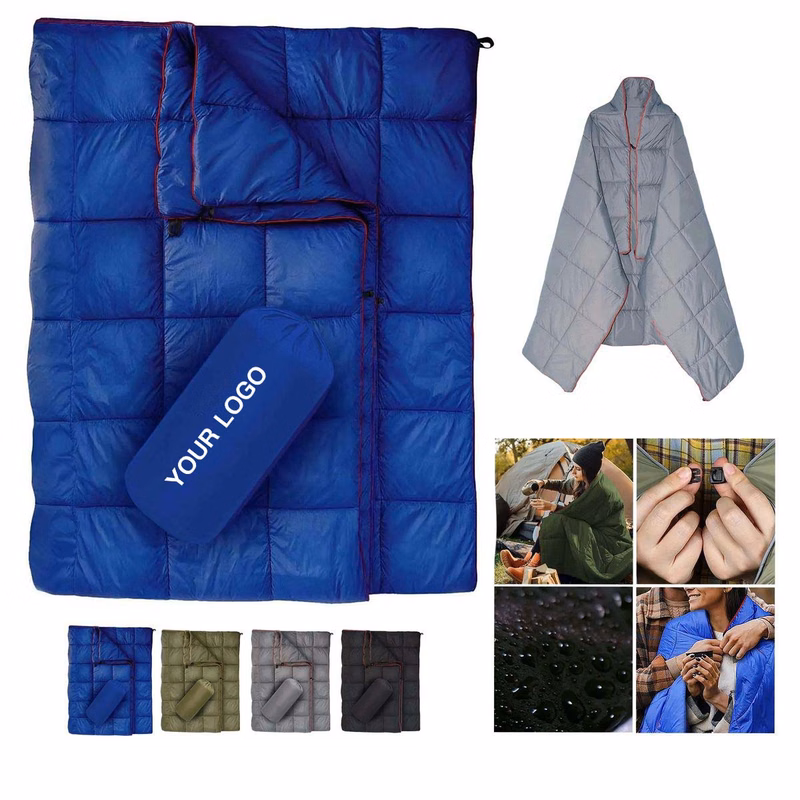 Travel Blanket with Foldable Water Repellent Material
