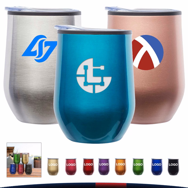 12 oz. Stemless Glasses with Lids