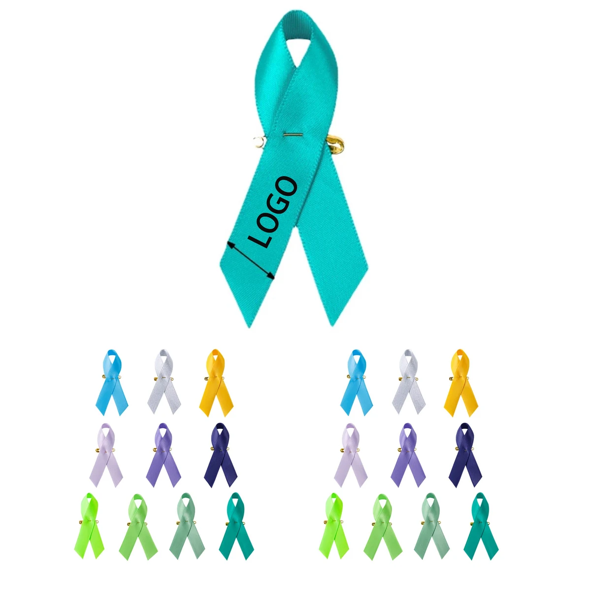 Public Welfare Gift Ribbon Brooch 1