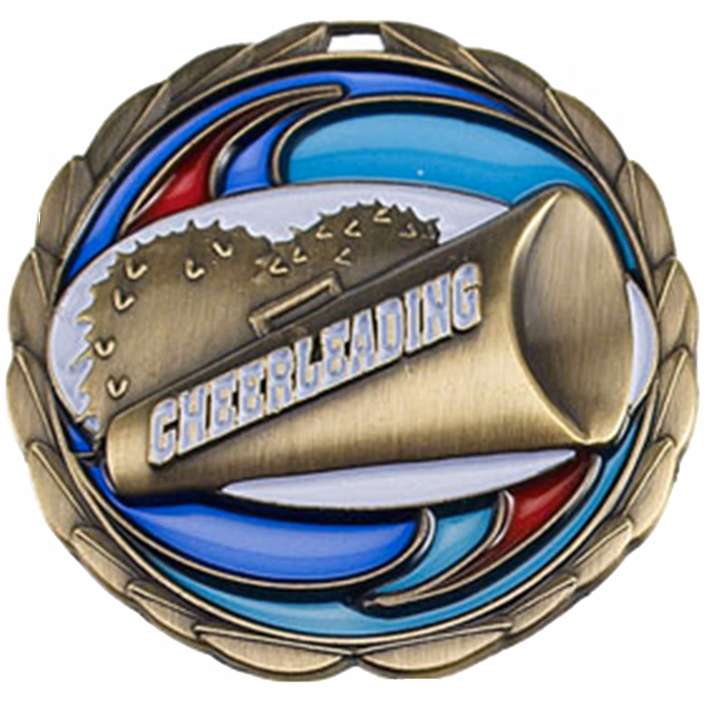 Stock Color Medals: Cheerleading