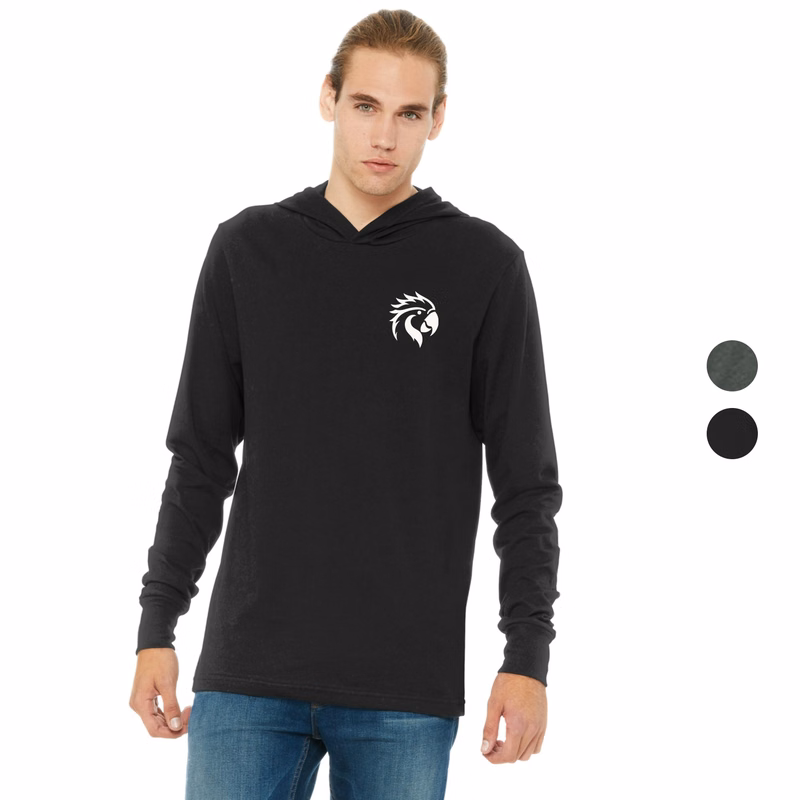 BELLA+CANVAS Unisex Jersey Long Sleeve Hoodies 4.2 oz.