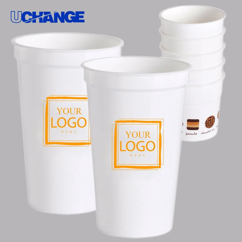 Smooth Plastic Cup Container for Stadium Use