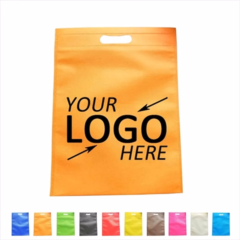 Nonwoven Cutout Handle Tote Bag
