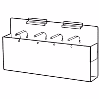 5-Pocket Slatwall it Holder
