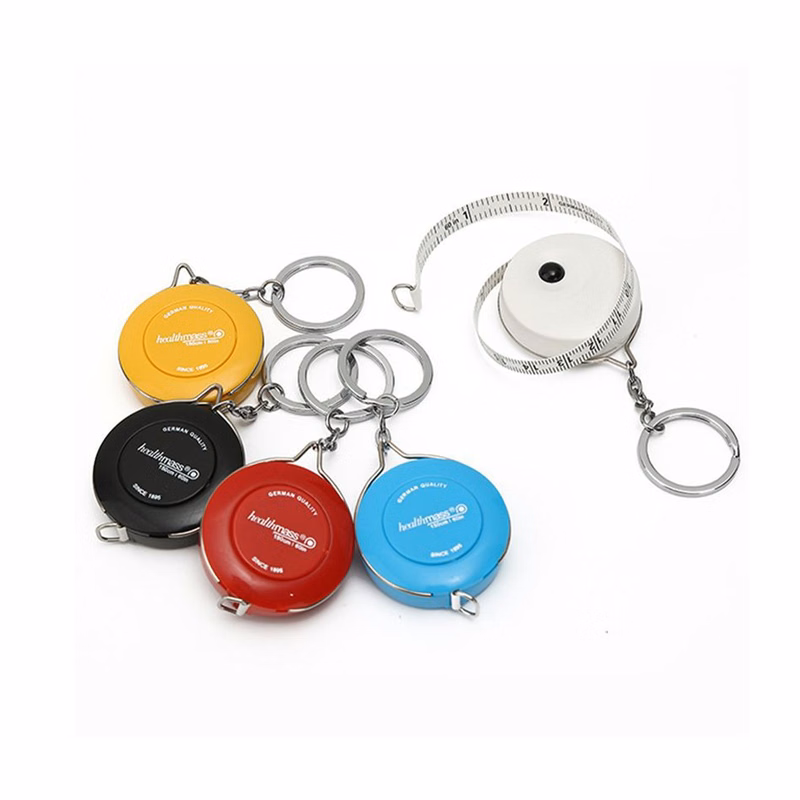 Portable Mini Tool Keychain Double Scales Tape Measure
