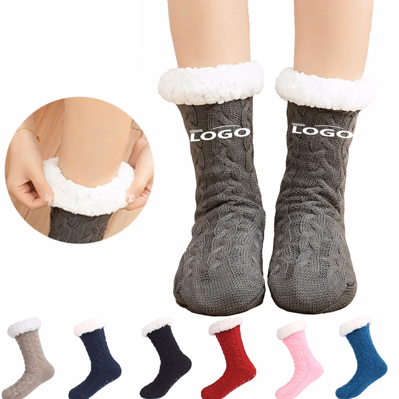 Extra Thick Floor Socks With Lint