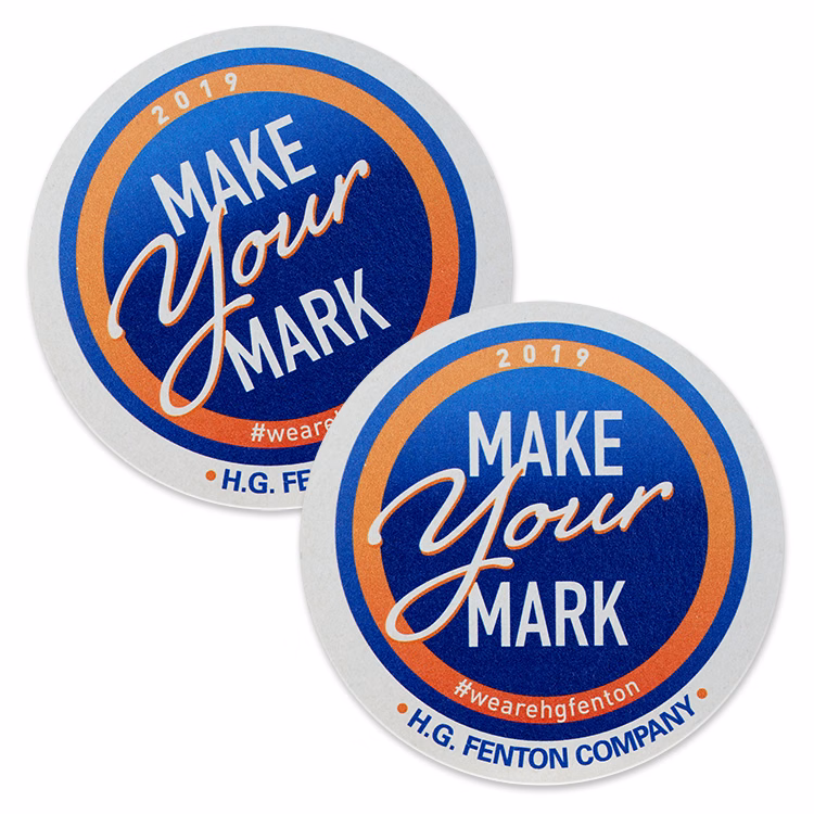 60 Point 4"Pulp Board Coasters, DIGITAL PRINT-Round