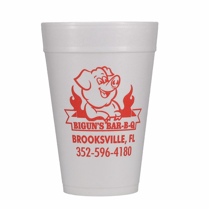 32 oz Foam Cup White Hi-Speed