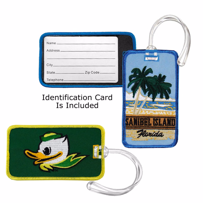 Embroidered Luggage Tag