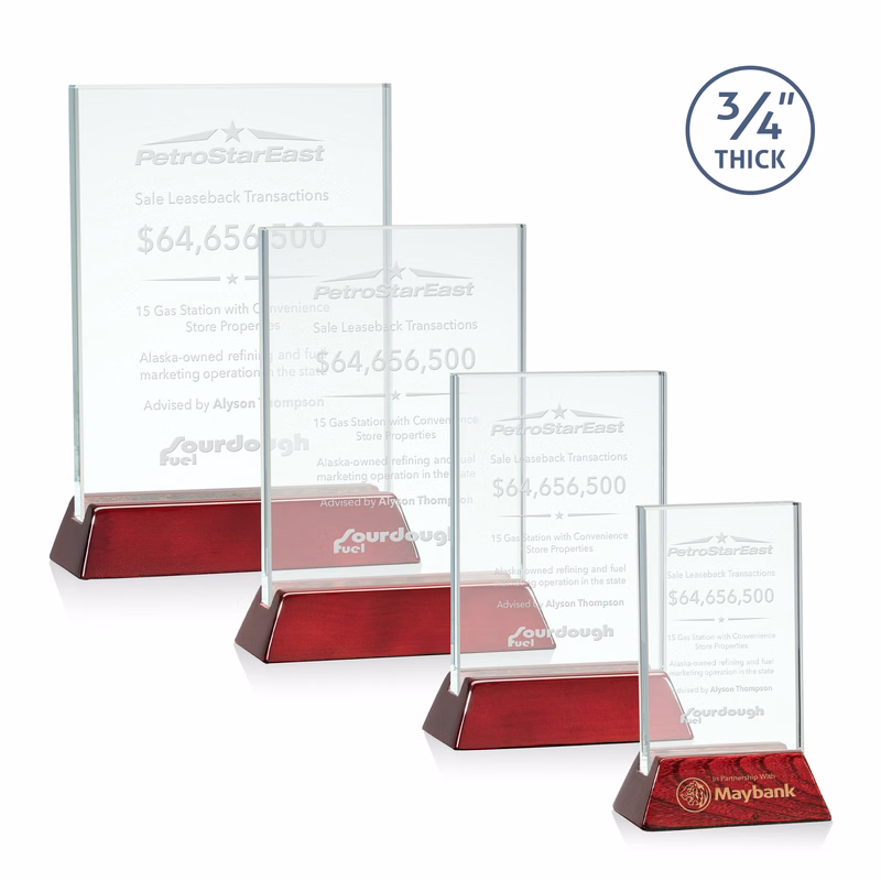 Walkerton Award - Jade/Rosewood (Vert)