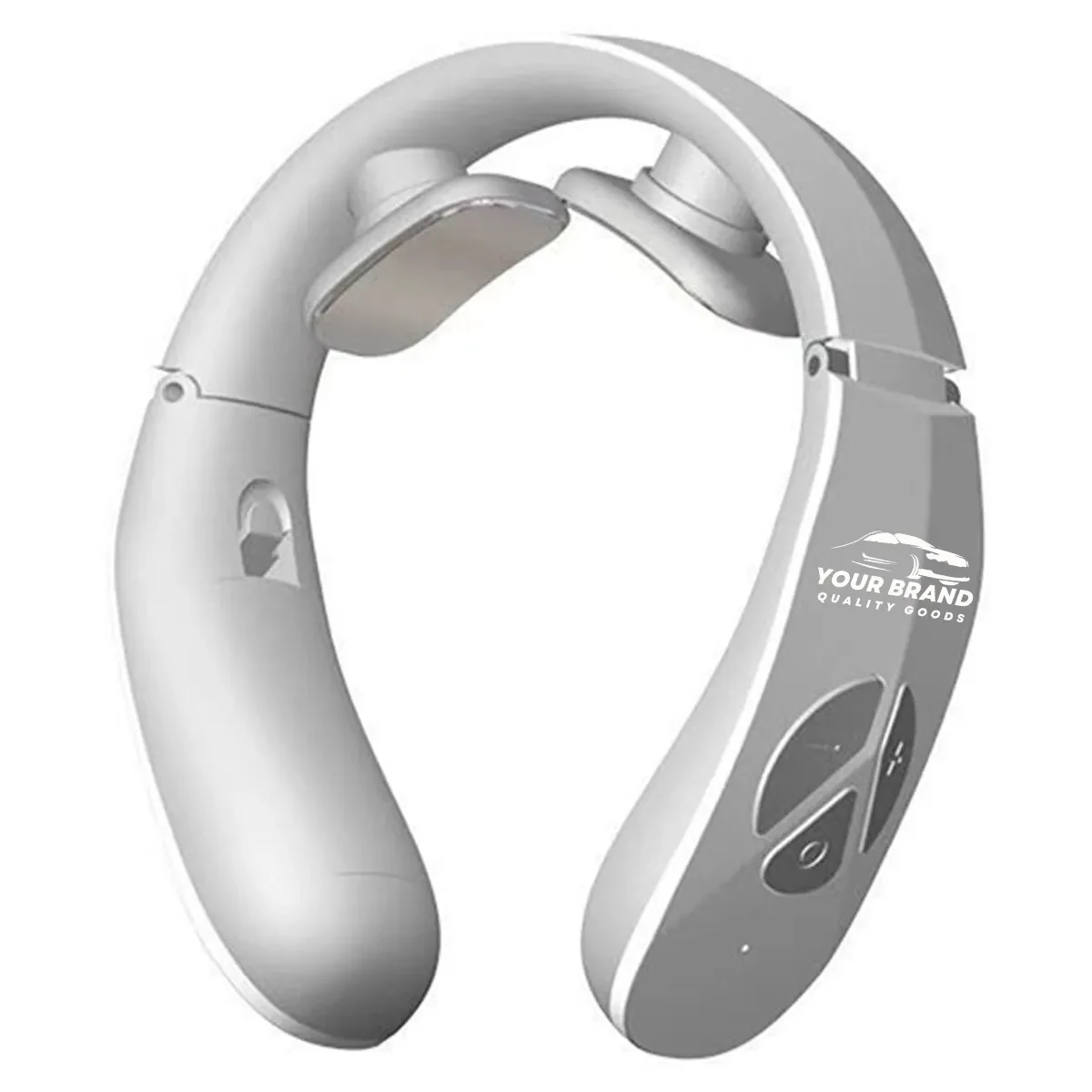Reduce Fatigue Heat Electric Pulse Neck Massager Vibration 1