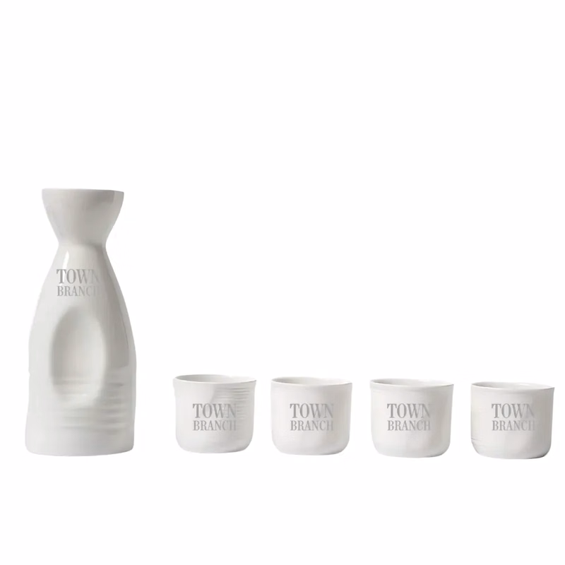 White Japanese Sake Set #2