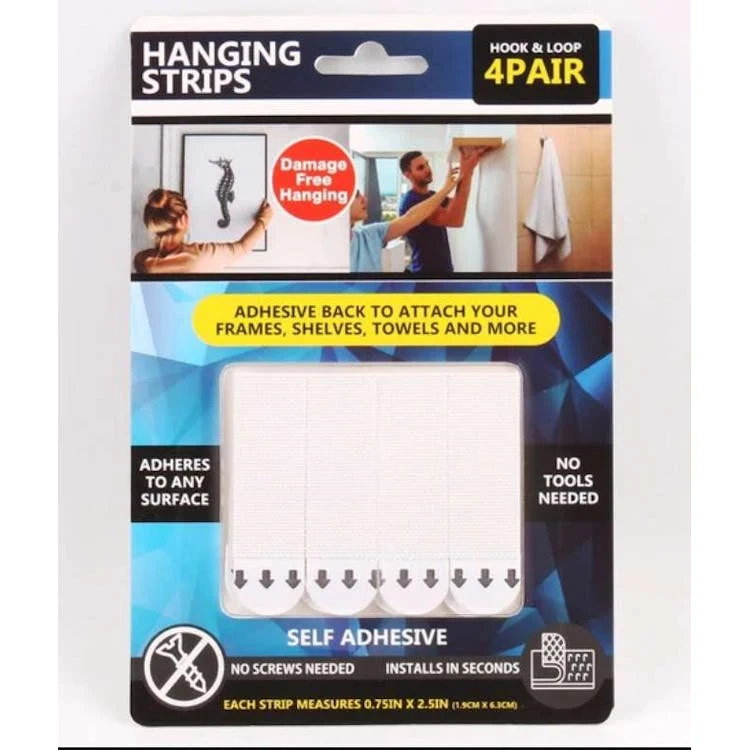 Hook And Loop Hanging Strips 1