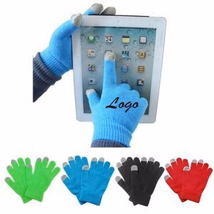 Children's 3-Finger Touch Screen Gloves/ Acrylic Warm Gloves