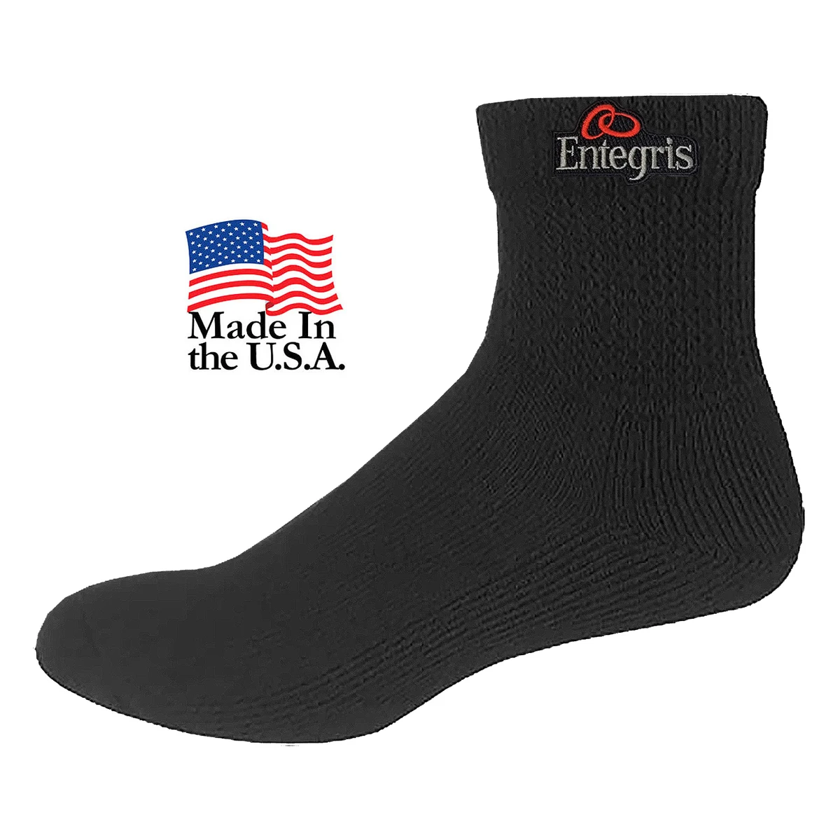 Non Binding Cotton Blend Athletic Quarter Socks 1