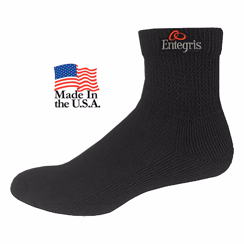Non Binding Cotton Blend Athletic Quarter Socks