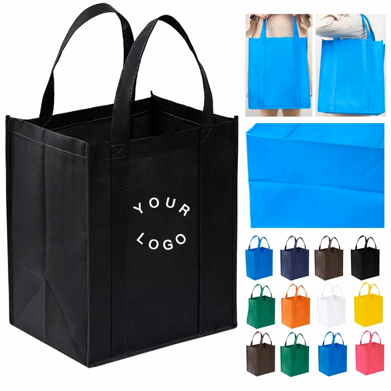 Non Woven Grocery Tote With Long Carry Handles
