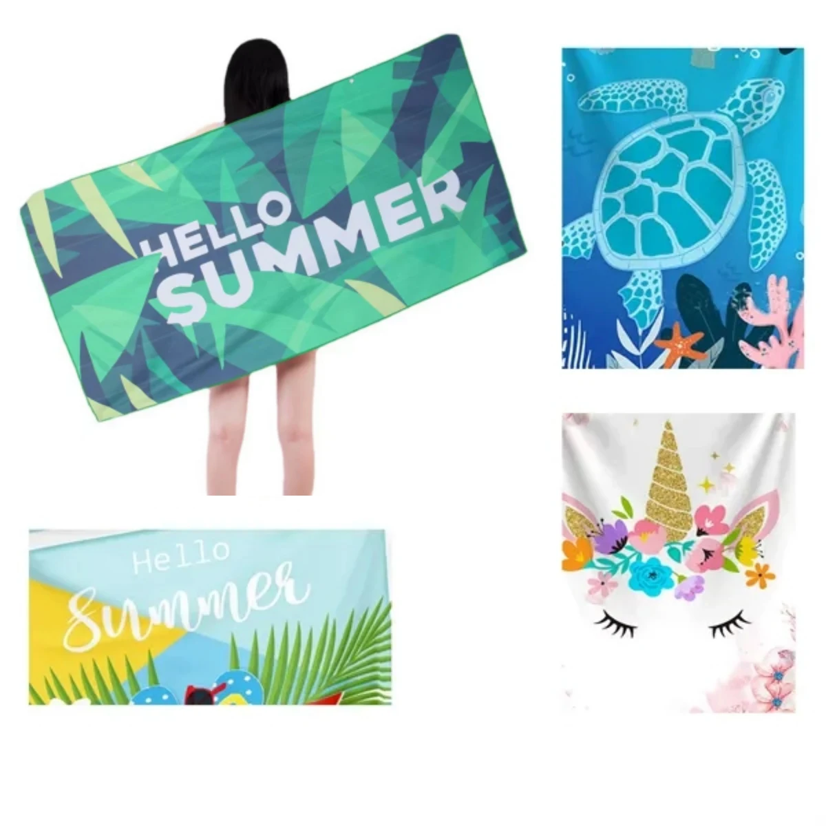 MOQ 50 Custom Beach Towel 1