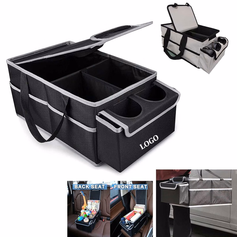 Multi Compartment Foldable Car Seat Storage Bag